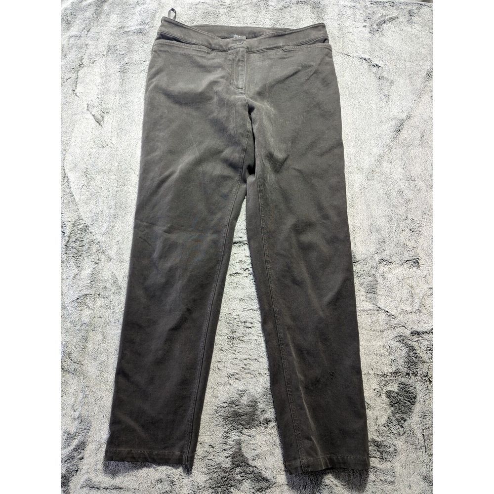 Eileen Fisher Taper Leg Pants Women's Size Medium Brown